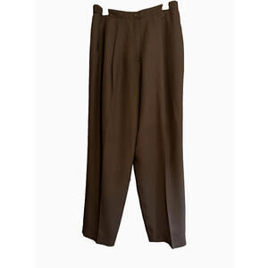 Leslie Fay Sportswear Black Dress Pants Pleated Front Size‎ 14